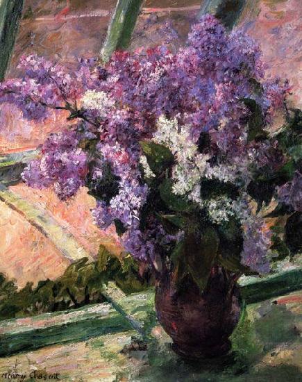 Mary Cassatt Lilacs in a Window china oil painting image